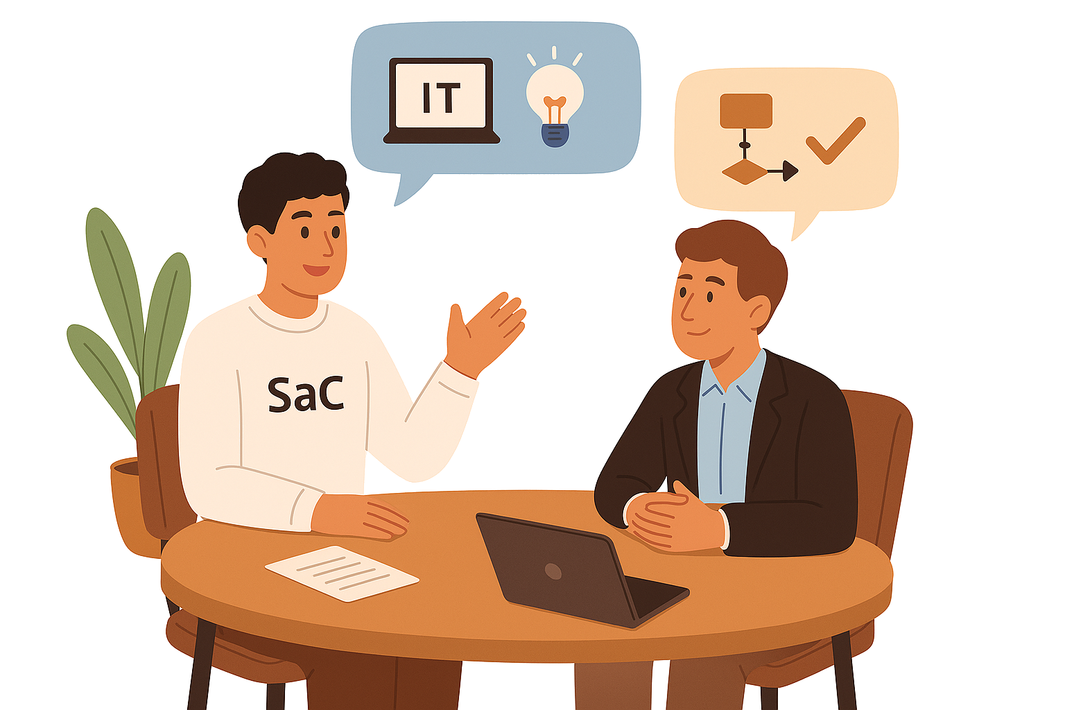 東京都あきる野市の若者 集客を10倍にする。ホームページ制作会社SaC株式会社のITコンサルティングぎ事業イメージ